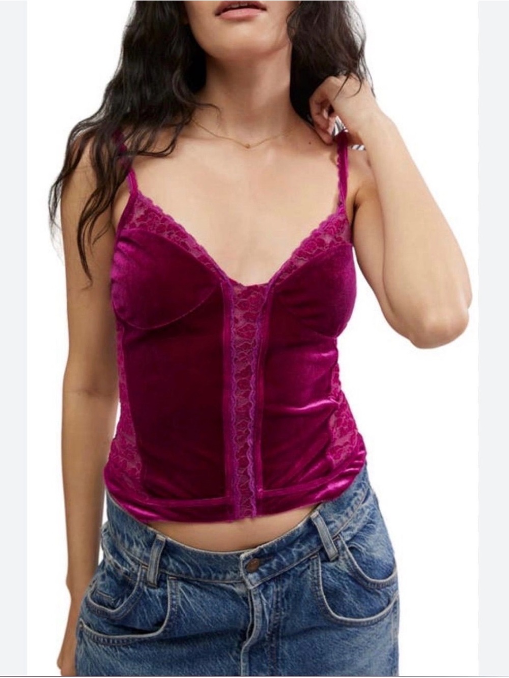 Free people lace and velvet corset
XL • New without Tags